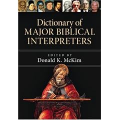 Dictionary of Major Biblical Interpreters