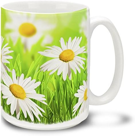 Spring Daisies 15 Ounce Coffee Mug