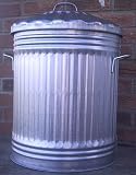 90 Litre Galvanized Dustbin with Lid