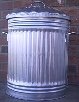 90 Litre Galvanized Dustbin with Lid