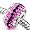 Pugster Pink & Black Crystal Shine European Beads Fits Pandora Chamilia Biagi Charms Bracelet