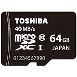 TOSHIBA(東芝) microSDXCカード Class10 読込最大30MB/S 64GB 海外パッケージ品 SD-C064GR7AR30
