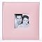 Fashion Fabric 200-Pocket Album - Pink
