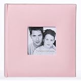 Fashion Fabric 200-Pocket Album - Pink