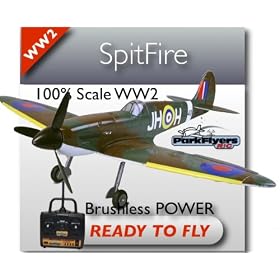 Spitfire RTF RC Plane with 2.4Ghz Radio and Rx, Brand New!! by Parkflyers R/C