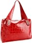 Liz Claiborne Electric Slide Small Tote,Candy Red,onesize
