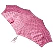 Totes Automatic Open Close Status Umbrella - Claret Pink