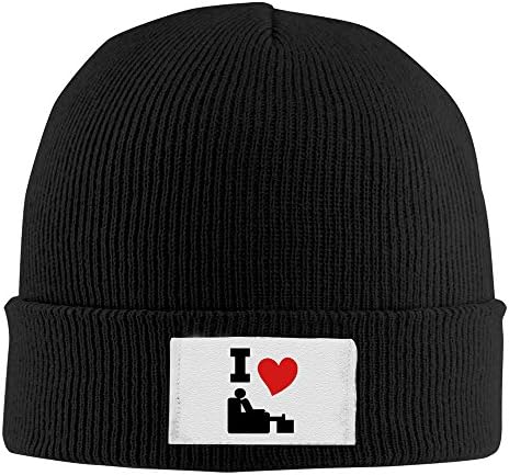 Adult Fashion I Love Doing Noting Chill Out Rib Knit Caps Beanies & Knit Hats Winter Hat