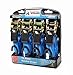 Scorpion Strap Ratchet Tie Downs 4 Pack - Great For Cargo Moving Hauling Securing - Breaking Strength 1500 Lb - Load Cap 500 Lb - 16.7ft Length - Blue