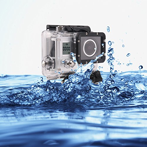 Foxnovo Sport Camera WIFI 20MP Underwater Action Camera Videos at 1080p and 170-degree Wide Angle, Up to 60fps Video Recording