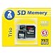 Pro Power 2GB microSD Flash Memory Card TRIO ( Includes Mini & Regular Secure Digital card Adapters that makes it easily convertible to any format at any time ) Use interchangeably w/ Camera, PDA, Cellular Phone, GPS and many more, reusable and re-writable