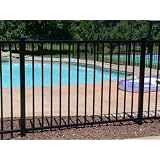 48 Inch High Ornamental Aluminum Swimming Pool Fence Package