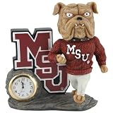 Mississippi State Bulldogs Novelty Mascot Clock