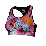 Descente Womens Running Rave Tri Crop Top