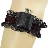Roaring 20's Deluxe Gangster Adult Garter and Flask Adult (One-Size)