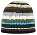 Barts Unisex Stripey Beanie, Brown