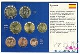 M�nzen f�r Sammler Spanien Kursm�nzensatz gemischte Jahrg�nge Stempelglanz 1999-2002 EURO-Erstausgabe - Prophila