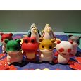 Deluxe Set of Japanese Iwako Puzzle Erasers: 4 Colorful Artic Penguins, 4 Special Colors Hamsters (St Patrick's Day Clover Green, Valentine Red, Calif