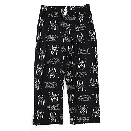 Star Wars Darth Vader Boys Black Flannel Pajama Pants (L (10/12))