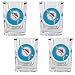 Florida Marlins MLB 4pc Square Shot Glass Set by Great American Products