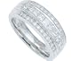 1.00 cttw Karina B(tm) Princess Diamonds Band - Platinum, 18kt White or Yellow Gold