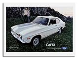 Ford Capri 1971 Car Advert Print New - Approx Size 40 x 30 cms (15.5 x 11.5 Inches)
