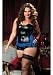 Blue Royale Plus Size Bustier and Boyshort