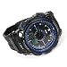 blue Fashion COOL Sports Waterproof Rubber Quartz Men Male Wrist Watch Boy
