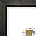 Craig Frames 7171610BK 4 by 10-Inch Photo Frame, Wood Grain Finish, 0.825-Inch Wide, Solid Black