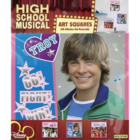 Decofun, Disney High School Musical Art Squares, Self Adhesive Stickers