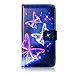 Galaxy S6 Case, S6 Flip Case, XIANA Fashion Slim Fit Folio PU Leather Stand Wallet Flip Case Protector Suitable For Samsung Galaxy S6(Special Pattern Series Design), with Stylus, Cleaning Cloth and Screen Protector-(R6)