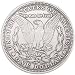 Sterling Silver Concho 1-3/8" Screwback-Morgan Dollar Eagle