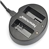 Newmowa Dual USB Charger for Canon LP-E8 and and Canon EOS 550D, EOS 600D, EOS Rebel T2i, EOS Rebel T3i, EOS Rebel T4i, EOS Rebel T5i