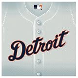 Lets Party By Amscan Detroit Tigers Baseball - Lunch Napkins