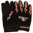 Light Men's Amara Palm Trailer Trucker Suede Gloves, Large
