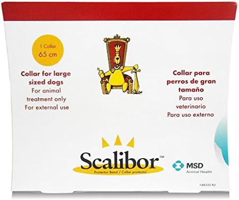 2 x Scalibor - Flea &amp; Tick collar for large dog (1 collar 65 cm)