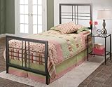 IMAGE OF Hillsdale Furniture 1334BTWR Tiburon Bed, Magnesium Pewter