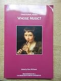 Traditional music : whose music? : proceedings of a Co-operation North Conference