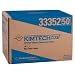 Kimberly Clark 33352 Kimtech Prep Kimtex Disposable Brag Box Wiper, 16-51/64" Length x 12-3/32" Width, Blue (Case of 180)