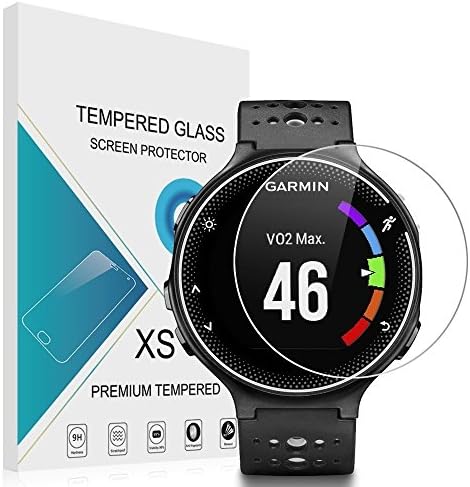 Garmin Forerunner 230 Screen Protector,TYDEUS Ultra-thin 9H Hardness Shatterproof Anti-Scratch HD Clear Tempered Glass Screen Protector for Garmin Forerunner 230 GPS Watch Garmin Forerunner 230 Glass