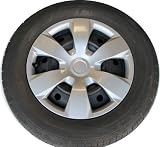 Drive Accessories KT1000-16S/L 16 Silver and Lacquer ABS Plastic Wheel Cover Replica Hubcaps - Pack of 4
