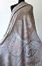 Large, 100% Wool, Paisley Shawl. 80 Inches x 40 Inches. Jamavar from India. Pashmina Style. Cappuccino  Gray
