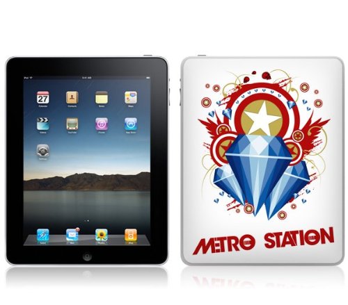  Music Skins MS-MSTA10051 iPad- Wi-Fi-Wi-Fi + 3G- Metro Station- Captain America Skin