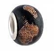 Pandora Style Charm Bead (Z381) Murano Style Lampwork Glass (14mm x 9mm) (fits Troll too)
