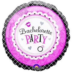 Bachelorette Party Pink 18" Wedding Mylar Foil Balloon Party Shower