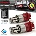 Red Flashing Strobe Blinking Rear Alert Safety Brake Tail Stop High Power LED Light Bulbs (3157)