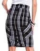 Plaid Pencil Skirt Product Image