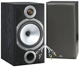 Monitor Audio BR2 packaged (Black finish) with 10 Metres QED Micro Speaker Cable