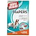 Simple Solution Disposable Diapers, Large, 12-Count