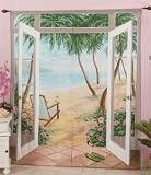 Island Breeze Trompe l'oeil Window Art